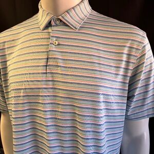 Great condition mens large Peter Millar Crown Crafted golf polo